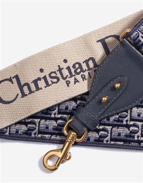 trageriemen dior|CHRISTIAN DIOR Oblique Embroidery Strap Luxus Designer.